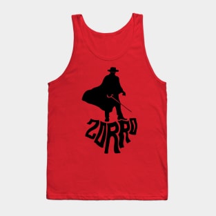 Zorro's Shadow (Black) Tank Top